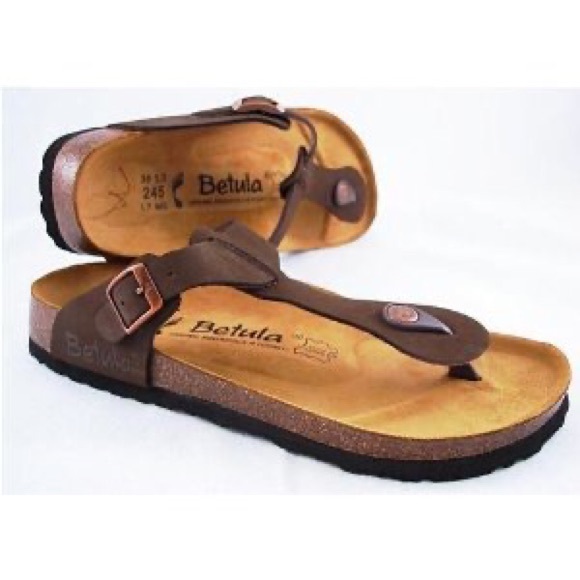 Birkenstock Shoes - Birkenstock Betula Gizeh Sandals Brown Women’s Size 6 6.5 Thong